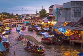 Floating market Bangkok